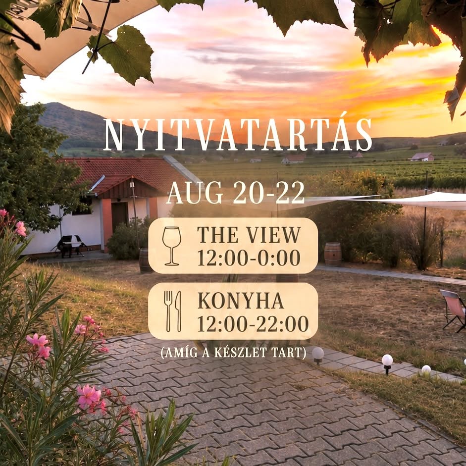 Nyárbúcsúztató nyitvatartás